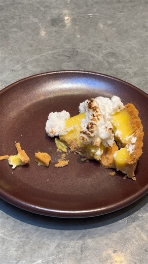 Delfina Restaurant on Instagram: "We'll never say no to our Key Lime Crostata with Italian meringue 🍋‍🟩 #delfinasf #sfdesserts #comfortfood"