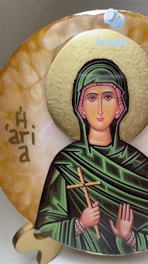 Greek Orthodox Resin Icon Crafting Techniques