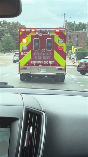 Lexington Fire Department Unit EC-7 Response September