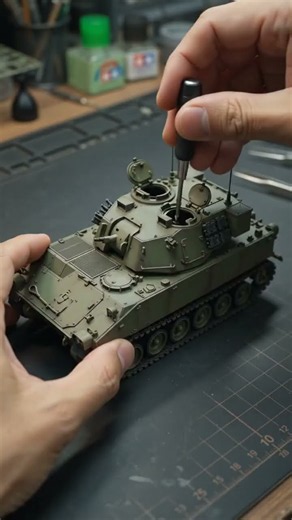 Building an M109A7 Paladin Miniature