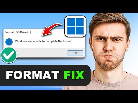 How to Fix “Windows Was Unable to Complete the Format” in 2026