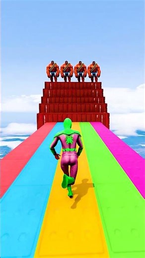 GTA 5 Epic Water Ragdolls | Spider-Man Jumps / Fails ep.18440 #shorts