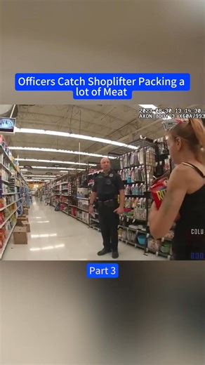 221K views · 2.2K reactions | Officers Catch Shoplifter Packing a lot of Meat | Bodycam CrimeCam | Facebook