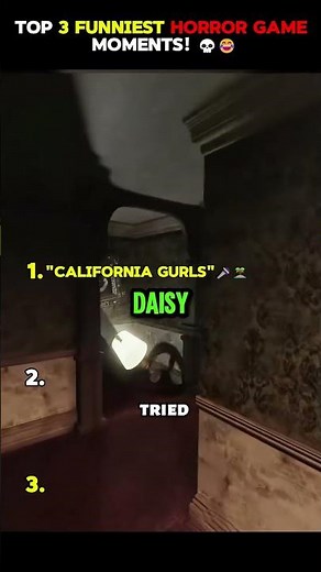 Top 3 Funniest Horror Game Moments! 💀🔥 #gaming #horrorgames #jumpscare #fails #funny