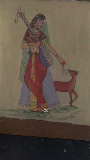 Hand-painted Miniature Art #IndianArtist ​#Shorts #MiniatureArt #IndianArtist #SatisfyingArt
