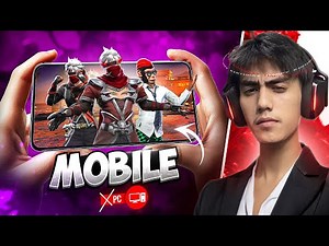 I Forced My PC Squad to Play on MOBILE 📲😈 Birthday Special🎂🔥