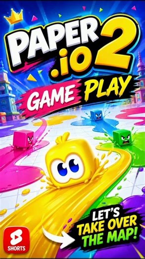 paper io 2 game | Can I reach 100%? 🤯 (Wait for end) | #game #youtubeshorts