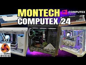 Computex 2024: MONTECH Cases, Coolers, PSUs and keyboards!
