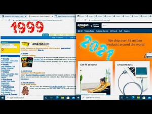 Evolution Of Amazon.com 1999-2021