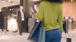 Close Back View Unrecognizable Woman Walk Stock Footage Video (100% Royalty-free) 3486397387 | Shutterstock