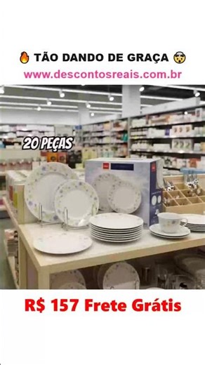 Aparelho de Jantar Completo Opaline 20 Peças