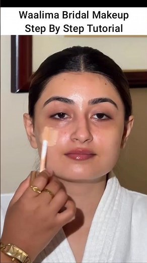 Waalima bridal makeup tutorial #shorts #makeuptutorial #bridal #bride #makeup #mua #glam