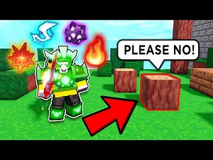 I Cheated in Block Hunt.. (Roblox Bedwars)