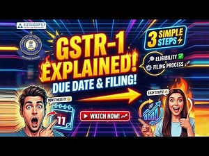 GSTR-1 Explained in Simple Steps | Due Date, Eligibility & Filing Process #learngst ‪@CBICINDIA‬