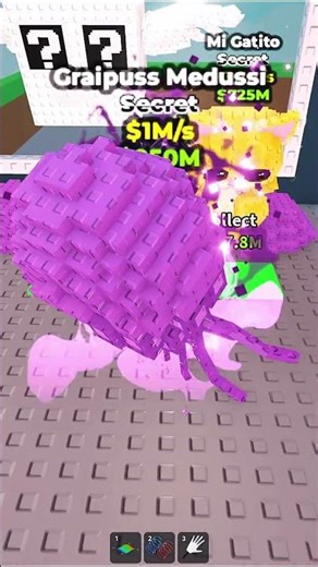 I FOUND Giant Graipuss Medussi😱 Crazy LUCKY BLOCK #stealabrainrot #roblox