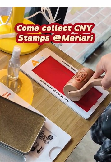 Did you collected our CNY Angpao stamp chop? Grab it now in Mariari💖# #supportlocal #kualalumpur #selangor #stampcollection #stamping
