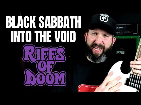 RIFFS OF DOOM: Black Sabbath Into The Void - Guitar Demo with TAB