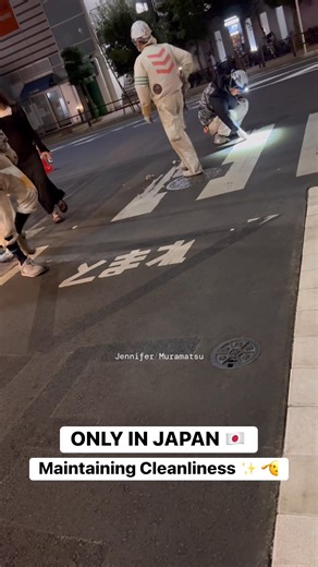 6.8K views · 272 reactions | ONLY IN JAPAN  Maintaining Cleanliness ✨﫡 #japan #onlyinjapan #japanesediscipline | Jennifer Muramatsu | Facebook