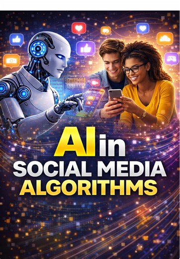 AI in Social Media Algorithms Every time you scroll through social media, Artificial Intelligence is working behind the scenes. AI analyzes your likes, comments, watch time, and interactions to decide what content appears on your feed. These algorithms learn from user behavior to recommend posts, videos, and ads that match individual interests. This is why two people can open the same social media app but see completely different content. AI-powered algorithms personalize the experience for bill