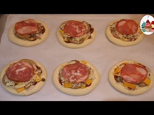 🍕¡APRENDA COMO HACER MINI PIZZA CASERA PASO A PASO! ✅ ¡MASA PRÁCTICA Y FÁCIL!👌SUAVE Y DELICIOSA🍕#107