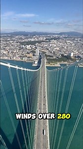 Akashi Kaikyō Bridge | World’s Longest Suspension Bridge #MegaStructures#BridgeEngineering