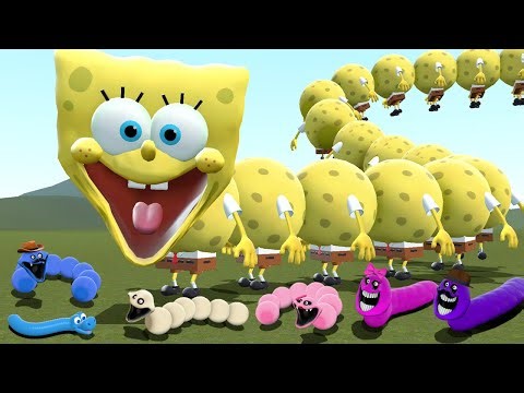 I FOUND NEW ROBLOX HUNGRY SPONGBOB WORM in Garry's Mod