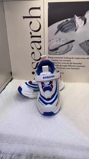 【Bobdog/巴布豆秋季:/ 新款童鞋毛毛虫运动鞋轻跑软底舒适男女童男童】#童鞋 #潮童必备 #防滑耐磨 #好鞋推荐 #时尚童鞋