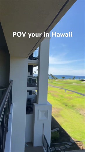 POV your in Hawaii