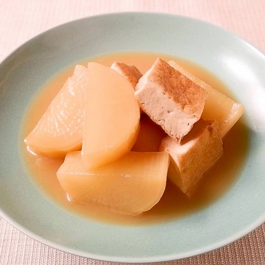 しみしみ 厚揚げと大根のおでん風 作り方・レシピ | クラシル