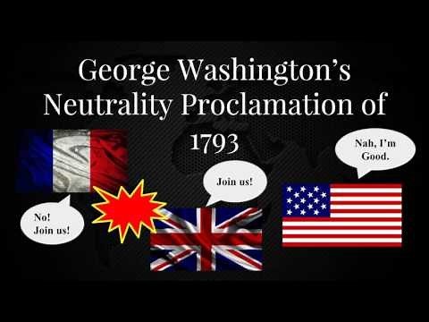 George Washington's Neutrality Proclamation (1793)