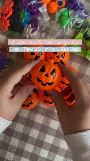 Grab one of my favorite favor containers to put some awesome non candy items inside 👻 kids will love them! Comment MAGIC for everything to re-create these favor ideas and head to @dollartree to grab items that are absolutely adorable mixed with some fun Amazon finds like the spinners. Teachers also a fun idea to gift your class if you need some inspo 😉 #teacherideas #teacherinspiration #elementaryteacher #halloweenideas #halloweenpartyideas #partyfavors #halloweenparty #dollartree #dollartreed
