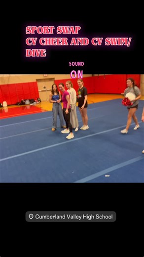 CV Eagles Swim and Dive Team on Instagram: "We had so much fun today with a #sportswap with @cumberlandvalleycheerleading 15 minutes in the Cheer Gym and 15 minutes in the pool!! What a great day of fun at Cumberland Valley!! #goeagles"