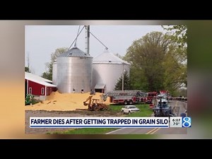Farmer dies after getting trapped in grain silo