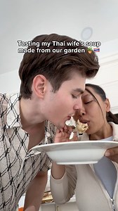 My Thai wife cooked me chicken soup with ingredients from our garden 🪴🇹🇭 | fabulorus