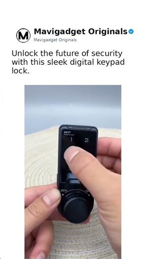 Link in Bio-) @thedesignstuff Product: Modern Digital Keypad Cabinet Lock ▶️Tag someone who wo