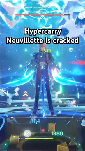 Hypercarry Neuvillette is cracked #genshinimpact #anime #youtubeshorts #hydro #hoyoverse