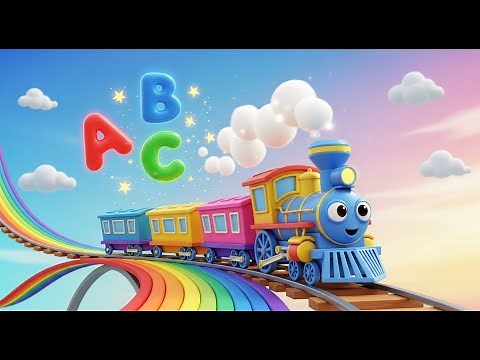 ABC Adventure on the Magic Train 🚂✨ | Learn Alphabet with Train Ride | Preschool ABC Learning Video
