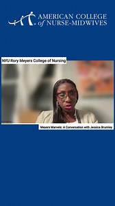 ✨ A powerful conversation on midwifery, leadership, and health equity ✨ In this clip, Dr. Jessica Brumley, CNM, PhD, FACNM, President of the American College of Nurse-Midwives and Vice Chair of Health Equity at USF shares insights from her 20 years of clinical, research, and leadership experience. Interviewed by Dr. Sascha James-Contrelli, DNP, CNM,FAAN, FACNM, FNYAM, Director of NYU’s Nurse-Midwifery Program, Dr. Brumley reflects on advancing health equity, addressing racial disparities in preg