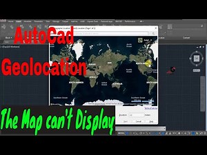 Autocad geolocation maps cannot be displayed in hindi | Autocad geolocation | AutoCad 2017