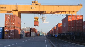 The first train of a new postal rail service to Europe loaded with much-needed medical supplies has arrived in Vilnius, opening a reliable and efficient logistics channel between Lithuania and China and beyond | China Xinhua News