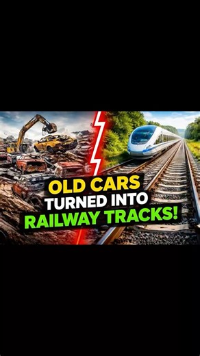 Millions of Old Cars Turned Into Railway Tracks 😲