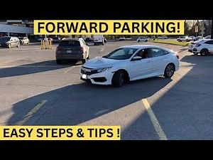 Forward Parking (Step by Step)//How to Park/How to Park a Car #carparking #parking