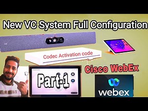 Cisco Codec को Configuration कैसे करें | Room kit VC System |Admin Hub Webex | Factory Reset