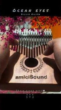 Ocean Eyes - Billie eilish | easy kalimba version 🎹 | #music #coversong #shorts