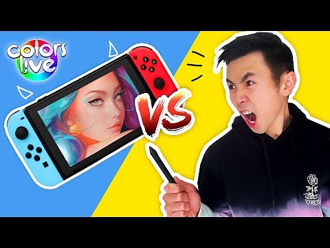 Can You Paint Using a Nintendo Switch?!