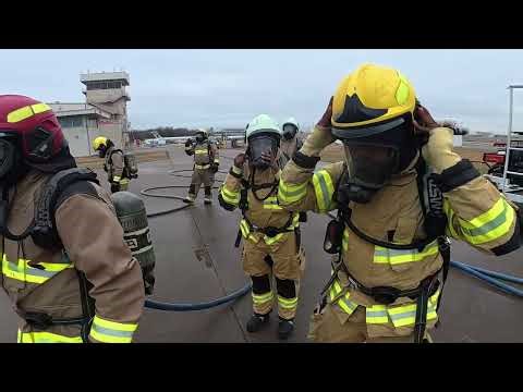 Fire Service Training At DFW Research Training Center
