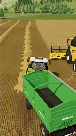 Loading Oat to Trailer from Harvester | Farming Simulator 22 | #Shorts Series #197