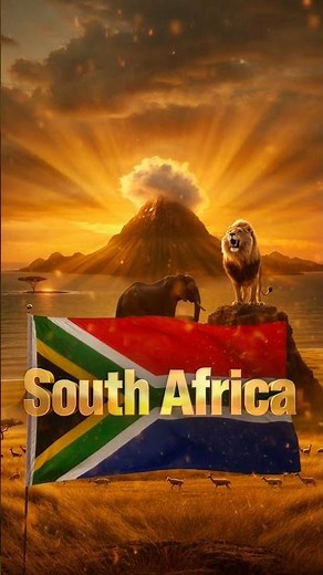 South Africa Flag Most Colorful In The World! 🇿🇦 #southafrica