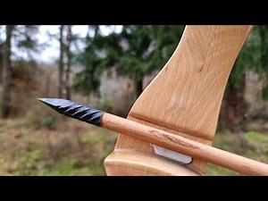 Forging Bodkin Arrowhead From a Rebar - Homemade Arrows