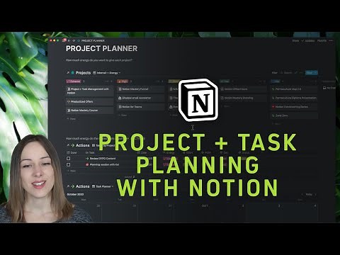 Project and task planning with Notion